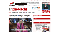 Desktop Screenshot of anphoblacht.com